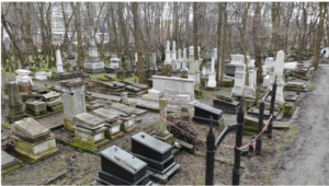 Plan ogólny na cmentarz i nagrobki